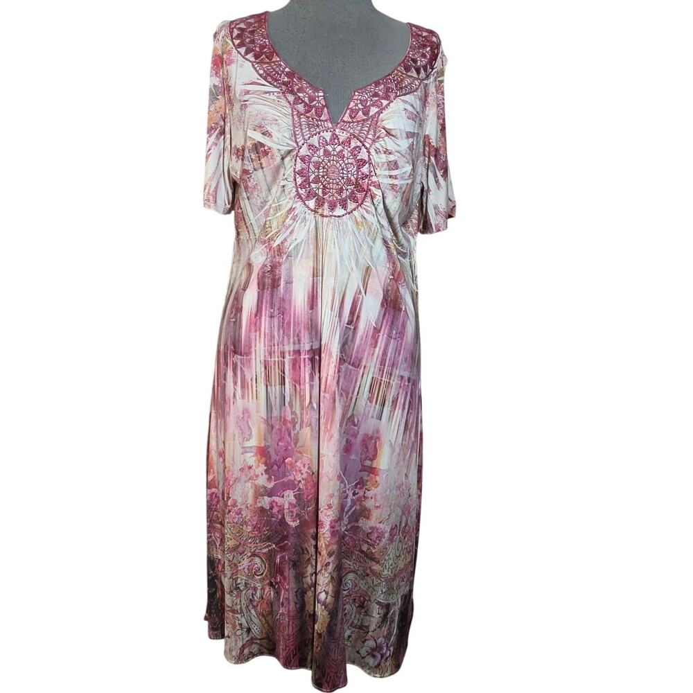 Open Shoulder Pull On Dress Size Large